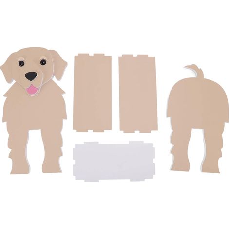 Pot de Fleur de Chien Mignon, Pot de jardinière en Forme de Chien Support de récipient de Plante en Forme d'animal pour la décoration de Jardin intérieur extérieur (1/5)