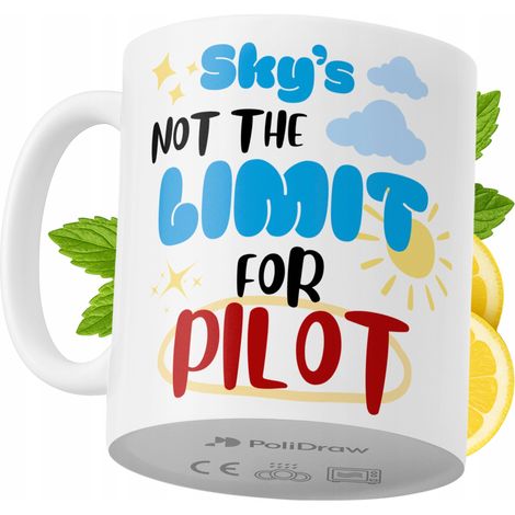 Tazza da caffè/tè divertente e umoristica per un pilota, con grafica e testo divertenti. Tazza ideale per compleanni, onomastici e festività. Tazza premium per occasioni speciali, per casa, ufficio, l