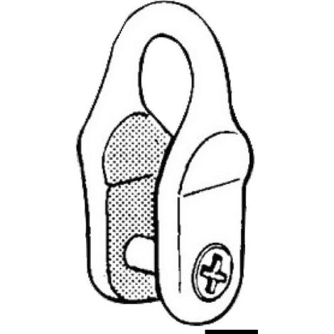 Manille pour coulisseau de grand-voile - 8 mm - pour la ref 916662 - (x4 pcs)