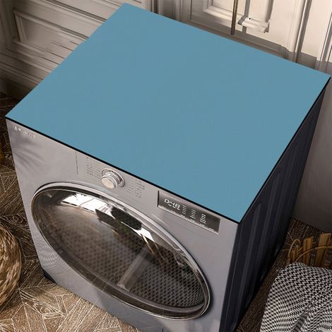 Tapis de Protection pour Lave-Linge et Sèche-Linge - 40 x 50 cm - En PVC avec Dos en Caoutchouc - Anti-Dérapant - Pour Appareils Ménagers - 1 Pièce (1/5)