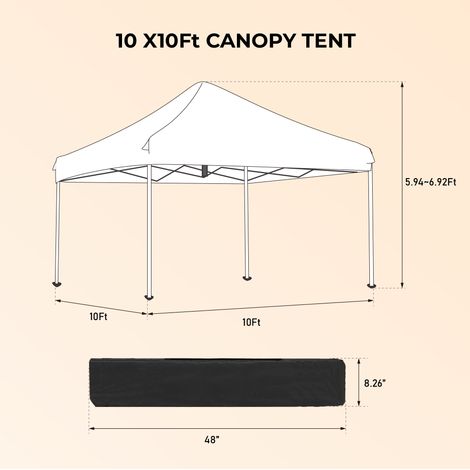 Faltbares Partyzelt 300x300x211 cm aus Stahl, blau, wasserdicht, für Garten & Feiern – MEUBLIV (1/5)