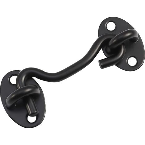 Verrou crochet pour porte de grange en acier inoxydable pour abri et placard accessoire pour porte coulissante (1/5)