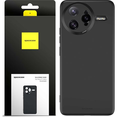 Custodia in silicone Spacecase 3.0 per Poco F7 Ultra, colore nero. (1/5)