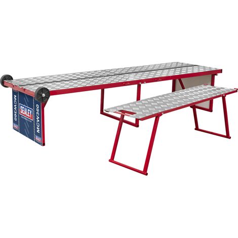 Sealey Folding Motorcycle Workbench with Ramp 360kg Capacity MCW360 (1/5)