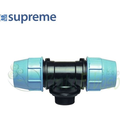 S090020034 - Tee a 90 gradi a compressione 20 x 3/4" x 20