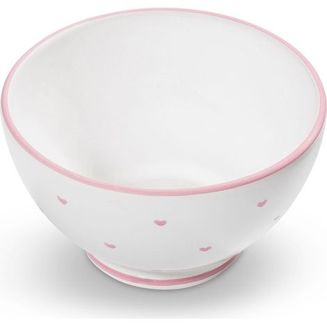Gmundner Keramik Herzerl Rosa, Müslischale groß (Ø 14cm)