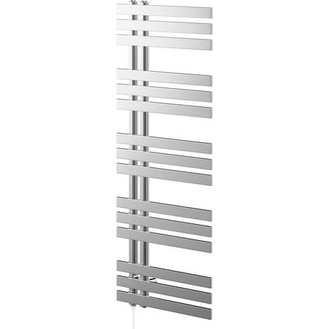 Holden Chrome 1200mm x 500mm Designer Electric Heated Towel Rail (1/5)