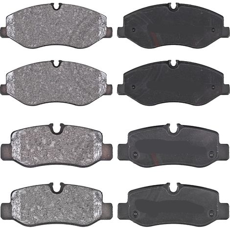 KIT PASTIGLIE FRENO ANTERIORI E POSTERIORI compatibile con MERCEDES-BENZ MARCO POLO CAMPER (W447) / PASTIGLIE FRENANTI AUTO OEM 35055  37553,35056 / SOSTITUZIONE DIRETTA / BASSA POLVERE / SILENZIOSO