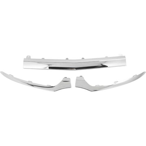 Eosnow 3-teilige Chromleiste für die vordere Stoßstange unten 2058851374, Ersatz für Benz C-Klasse W205 C205 A205 S205 AMG C43