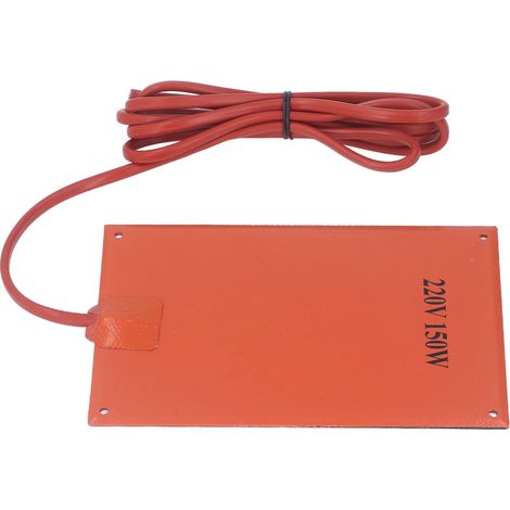Elektrische Silikon-Heizmatte, 150 W, 220 V, schnelles Aufheizen, Entfeuchtung für Schränke/Boxen, wiederverwendbare Heizmatte (1/5)