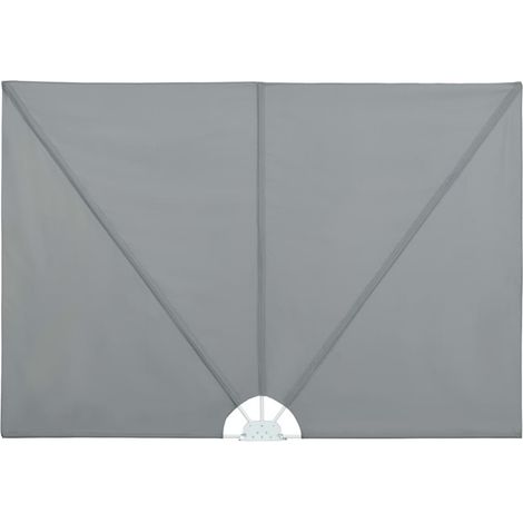 FIMEI Auvent latéral pliable de terrasse Gris 300 x 200 cm (1/5)