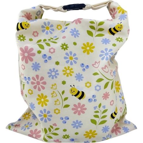 Bolsa para pan de 33x43 cm con cera de abeja，Bolsa reutilizable de algodón y lino para pan，Bolsa de doble capa，apta para alimentos (1/5)
