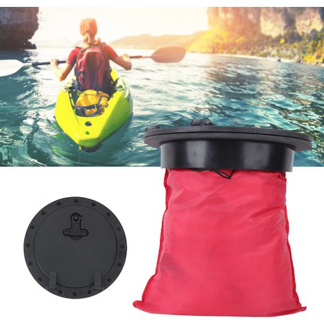Couvercle de Hublot 8 Pouces pour Canoë, Accessoire Étanche pour Bateau de Pêche en ABS, Fermeture de Compartiment Marine