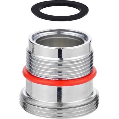 M18.5-M22 connexion aérateur de robinet en laiton, filetage mâle robinet de salle de bain adaptateur aérateur de robinet de purificateur d'eau (1/4)