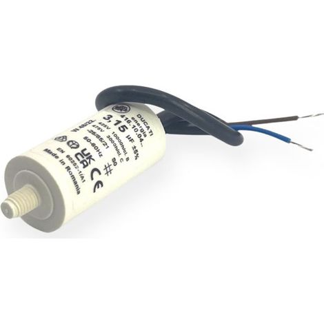 Condensateur permanent 3,15µF à câble - Ø25x49mm - DUCATI