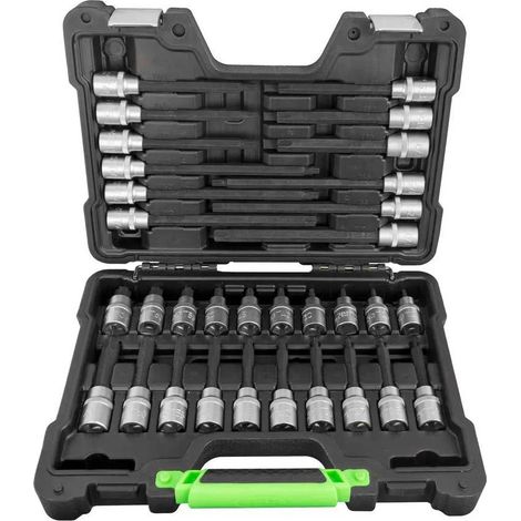 Set punte cacciavite Jbm 32 pezzi Torx argento