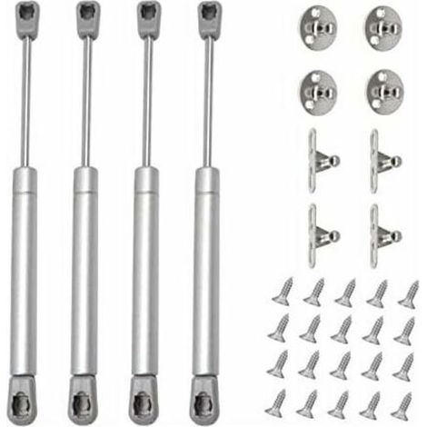 4pcs Verin a Gaz 80N Verin Hydraulique Verin Meuble Amortisseur Porte Placard Pour Armoires Bibliothèques Meuble(4, 80N) (1/5)