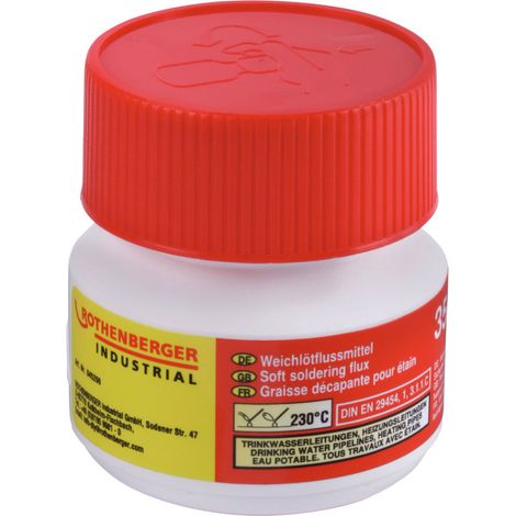 ROTHENBERGER Fundente para soldadura blanda de accesorios, tubo de 35ml - 45266