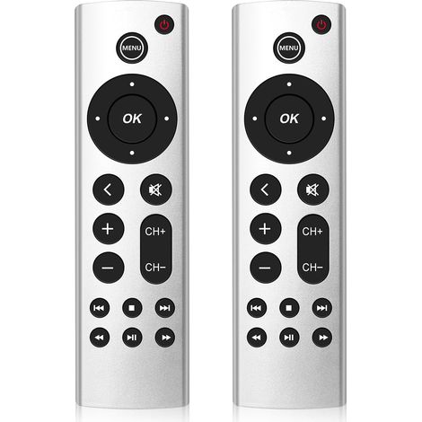 telecomandi di ricambio, compatibili con Apple TV 4K / Gen 1 2 3 4 / HD A2843 A2737 A2169 A1842 A1625 A1427 A1469 A1378 A1218 (senza comandi vocali) (1/5)