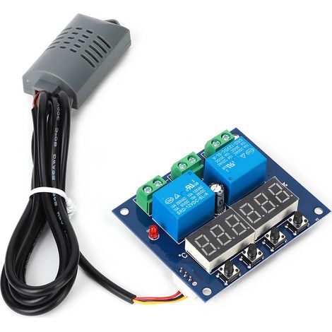 Régulateur numérique XH-M452 12V DC double sortie, module de contrôle automatique température humidité, carte relais thermostat hygrostat (1/5)