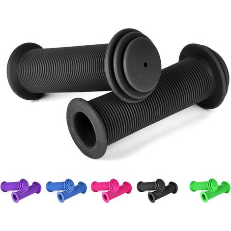 Manubri per biciclette per bambini, manopole da 10 cm per biciclette per bambini con massima protezione dagli urti, manubri per biciclette per bambini, manopole in gomma per monopattini, tricicli (1/5)