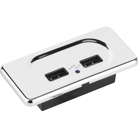 Chargeur Double USB pour Camping-Car, Prise Haute Vitesse 3,1 a, pour des Tablettes, des Téléphones, Indicateur Lumineux LED pour Caravane 12/24V (1/5)