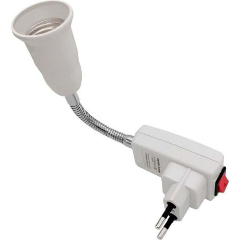 Douille E27 Ulisem avec interrupteur pour applique de cuisine, douille pour lampe de table de garage AC 220 V E27 (sans ampoule)