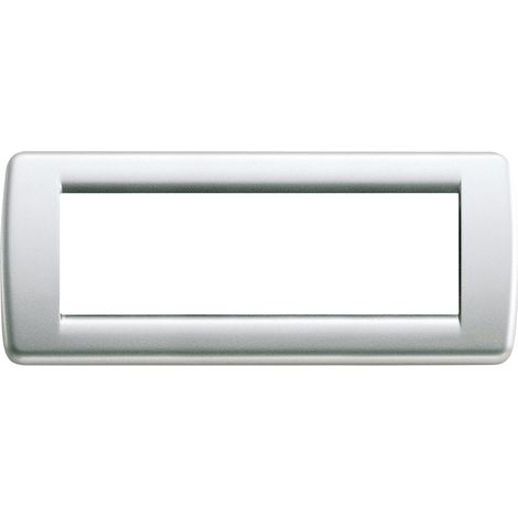 VIMAR - 16756.21 Rondo plaque 6M argent métallisé