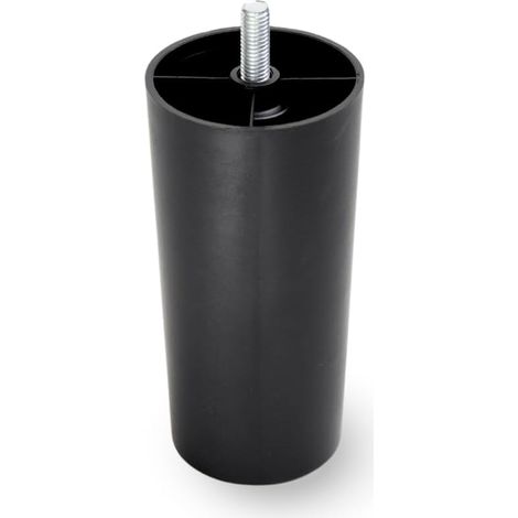 TENDAGGIMANIA Piedini per Mobili, Divani, Poltrone e Pouf- in Plastica- 1 Piedino Altezza 15 cm