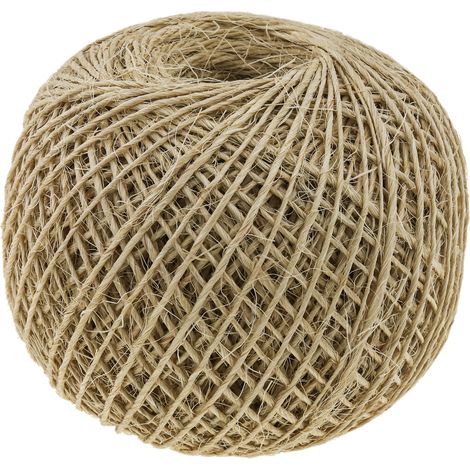 PrimeMatik - Ficelle sisal 1 brin 300 m x 2 mm naturel (1/6)