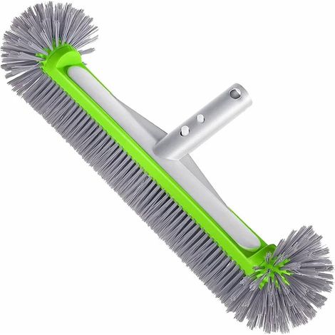 Balai Brosse de Piscine 17,5″, Balai Piscine Brosse pour Piscine, Tête de Brosse de Piscine Détachable avec Poils en Nylon et Clip EZ, Brosses de Piscine de Qualité Supérieure pour Nettoyage Piscine (1/5)