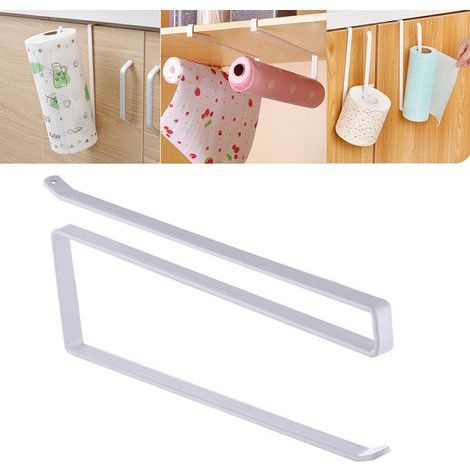 Distributeur mural en fer pour rouleau d'essuie-tout, support suspendu pour armoire de cuisine, porte-papier ménager (1/5)
