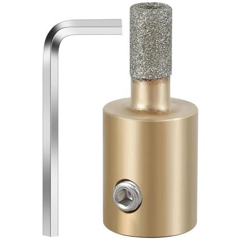 Embouts de meuleuse en verre, 3,5 cm, pour vitrail diamant avec clé hexagonale, (0,6 cm) (1/5)
