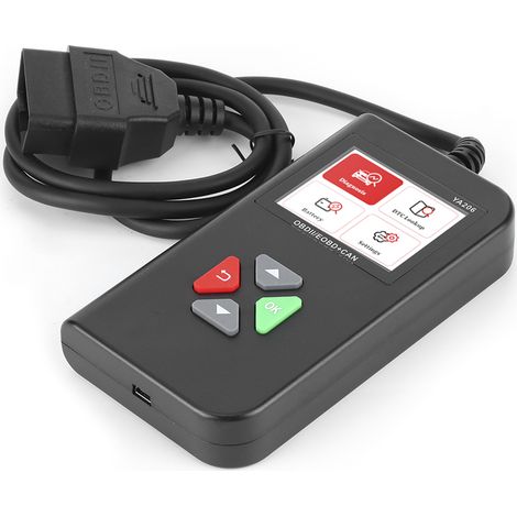 Scanner OBDII YA206 pour contrôle automobile - Outil de diagnostic multifonction de lecture des codes d'erreur moteur (1/5)