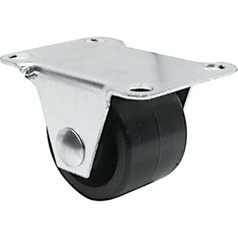 Q&Q rueda fija ziako asa de plástico d32 h36 zincado , 0UNIDADES