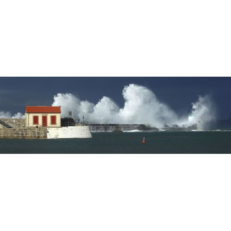 Tableau sur toile Socoa 45x135 cm - Impression sur Toile Murale Décorative - Image imprimée en HD sur Toile - Toile sur Châssis en Bois FSC - Fabriqué en France