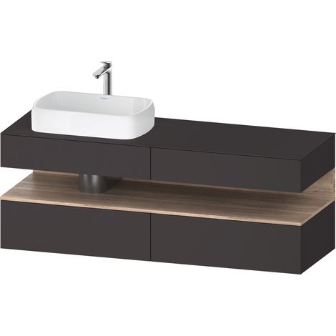 Duravit Collection One Meuble sous-vasque sur console, 2 tiroirs, (1/2)