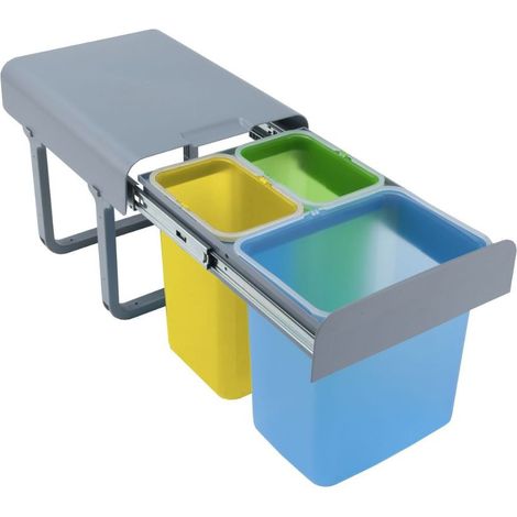 Ekko Easy 40 Abfallbehälter mit 2x8 und 1x16 Litern