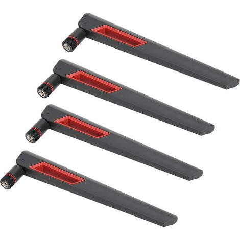 4 pièces Antenne WiFi SMA Omnidirectionnelle Compatible RT-AC68U EX6200 AC15 AC3200 AC66U (1/5)