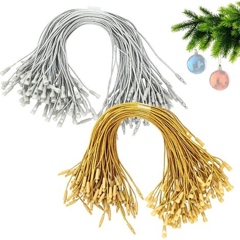 Pack of 200 hanging cords for Christmas baubles (1/5)
