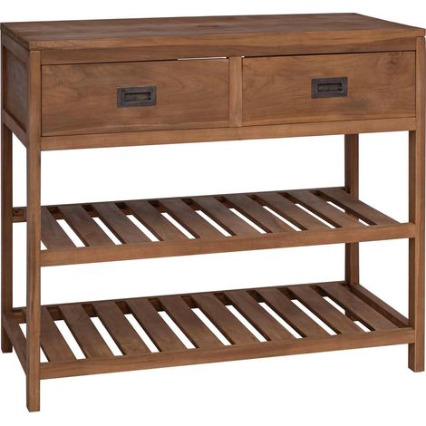 Mueble de Cuarto de Baño Natural 90 x 45 x 75 cm vidaXL (1/5)