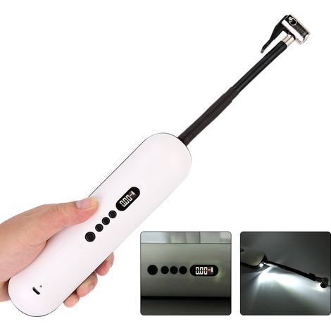 Gonfleur de pneu électrique 12V pour voiture, mini compresseur d'air intelligent avec pompe à air USB, gonflage rapide pour pneus de voiture (1/5)