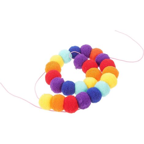 Collier pour chiot avec pompon, collier réglable, ensemble confortable de 4 pièces (1/5)