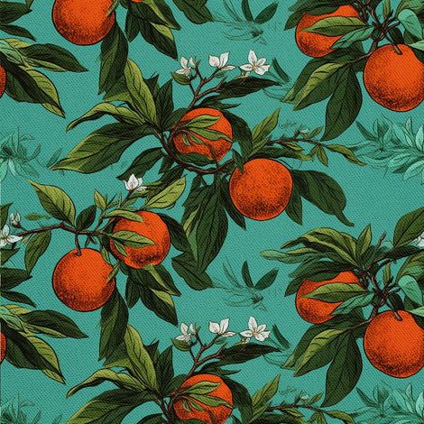 Tela decorativa para exteriores Oxford - Motivo frutal  DX6306 (1/5)