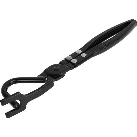 Pince robuste en métal noir pour le démontage des supports d'échappement, compatible avec les systèmes d'échappement de voitures et camions. (1/5)