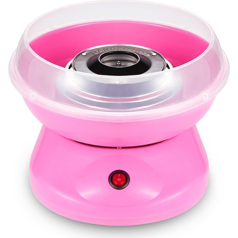 500W Retro Cotton Candy Machine,Haloyo®,Macchina per Marshmallow Fai da Te per Feste in Casa,27 x 26 x 18 cm,rosa (1/5)