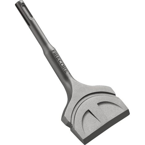 Burin plat SDS Plus 165mm x 75mm, 20° incliné, pour démolition de carrelage (1/5)