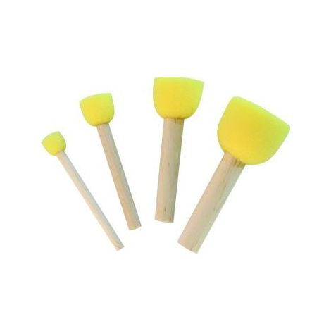 Kreul Schwammstupf-Pinsel 4er-Set Pinsel