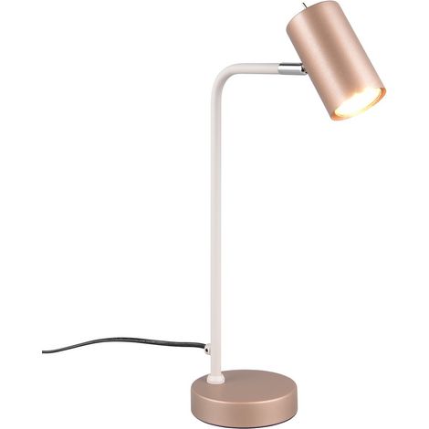 Lampe de bureau moderne marron Trio VANTOS spot orientable 1xGU10 5W (1/4)