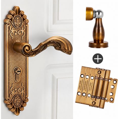 Ensemble butoir de porte et trois charnières pour porte intérieure réf 4413 1 kg – Livraison gratuite